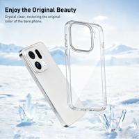Funda Protectora Antigolpes Soonleader Ultra Transparente de TPU y PC Magnética Suave con Colores Personalizables para Oppo X9 Pro