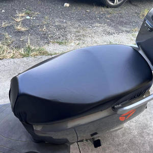 Gran Oferta personalizada Universal motocicleta antideslizante venta al por mayor transpirable TPU cuero sillín lluvia motocicleta asiento cubierta con elástico - Product Image 5
