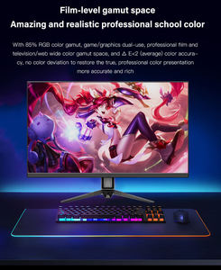 Vente directe d'usine, moniteur de jeu sans cadre plat 27 pouces 1k 100Hz, temps de réponse rapide, moniteur de bureau - Product Image 5