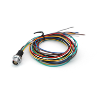 Câble étanche OEM ip68 ip67, connecteur étanche Amphenol avec câble