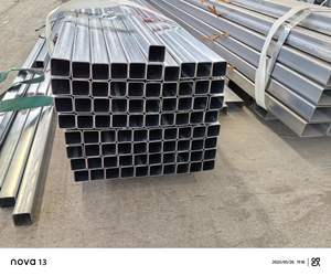 Tuyau de Construction 50*50mm 4x4 <span class=keywords><strong>tube</strong></span> carré tuyau carré 21mm <span class=keywords><strong>tube</strong></span> carré en métal pour poteau de clôture en <span class=keywords><strong>acier</strong></span> - Product Image 1