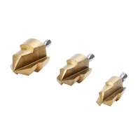 TRANRICH Lot de 3 forets étagés pour tuyaux PPR – Embouts de perçage progressifs pour raccordement de conduites d'eau