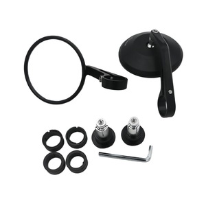 Rétroviseur de guidon rond homologué E24 pour <span class=keywords><strong>moto</strong></span>, scooter et cruiser, 7/8 pouces - Product Image 1