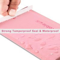 Bolsa de Envío Ecológica, Degradable e Impermeable de Burbujas de Polipropileno Rosa para Comercio Electrónico, Tamaño Personalizado para Zapatos y Calcetines