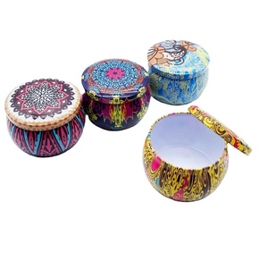 Latas de té personalizadas directas de fábrica, pequeñas, verde, naranja, Pu 'er Rock Tea, lata de lata <span class=keywords><strong>General</strong></span>, lata de vela con caja de tapa - Product Image 1