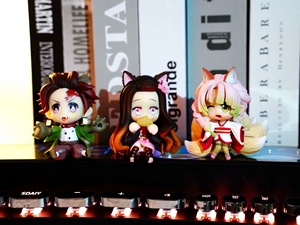 ชุดตุ๊กตาตัวการ์ตูนสำหรับวันคริสต์มาส6สไตล์จากอสูรฆ่าอสูรโมเดลการ์ตูนตุ๊กตาหุ่น tanjiro nezuko Agatsuma zenin จาก PVC คุณภาพดี - Product Image 3