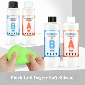 Kneading Silicone Non-toxic 1kg High Elasticity <b>Squishy</b> Silicone for Mold Silicone Making liquid Silicone Rubber for Craft - Product Image 4