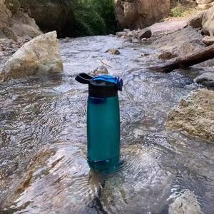 Botella de <span class=keywords><strong>Agua</strong></span> con Filtro Tritan para Exteriores 2026, Ultrafiltración de 3 Etapas, Purificador Portátil Ligero, Logotipo Personalizado para Senderismo y Camping - Product Image 2