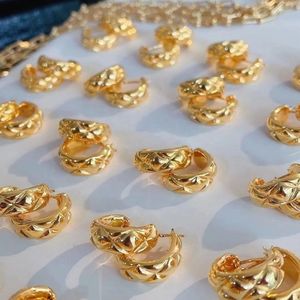 Luxury Fashion Pure Real 18k Real Gold Earrings Jewelry Women Ladies Female Bridal Engagement Wedding Classic <b>Huggie</b> Earrings - Product Image 3