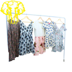 Mini robe pull pour femmes vêtements d'été d'occasion de seconde <span class=keywords><strong>main</strong></span> de Thrift Store - Product Image 4