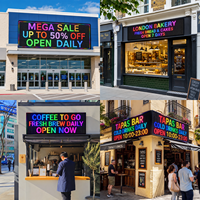 Pantalla LED P10 a Todo Color Personalizada, Letrero Exterior Programable, Pantalla LED Desplazable con Mensajes Móviles, Equipo de Publicidad