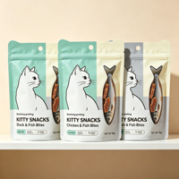 Sachets personnalisés en nylon, BOPP et feuille d'aluminium imprimés par gravure, réutilisables, haute qualité, pour aliments pour animaux de compagnie, friandises spéciales pour chiens et chats