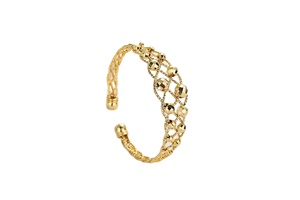Bracelets tendance pour femmes, bracelets en alliage de cuivre plaqué or 18 carats, bijoux simples et élégants, vente en gros, Bisuterias Oro - Product Image 6