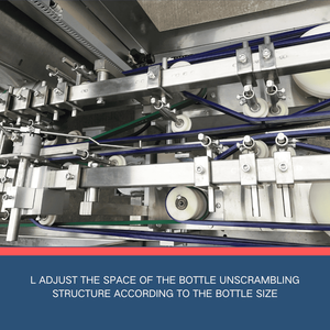 Machine de tri de bouteilles JLP-200, directement de l'usine, contrôle PLC, rejet automatique et alarme de manque de bouteilles - Product Image 5