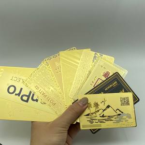 นามบัตรโลหะสแตนเลสหนา0.5มม. เปล่าพร้อมเทคนิคการพิมพ์แผ่นโลหะชุบ - Product Image 2