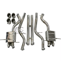 Échappement arrière OEM amélioré en acier inoxydable 304 avec valve électronique pour Maserati GranTurismo GT 4.2 4.7 2007-2016 pour un son riche et puissant