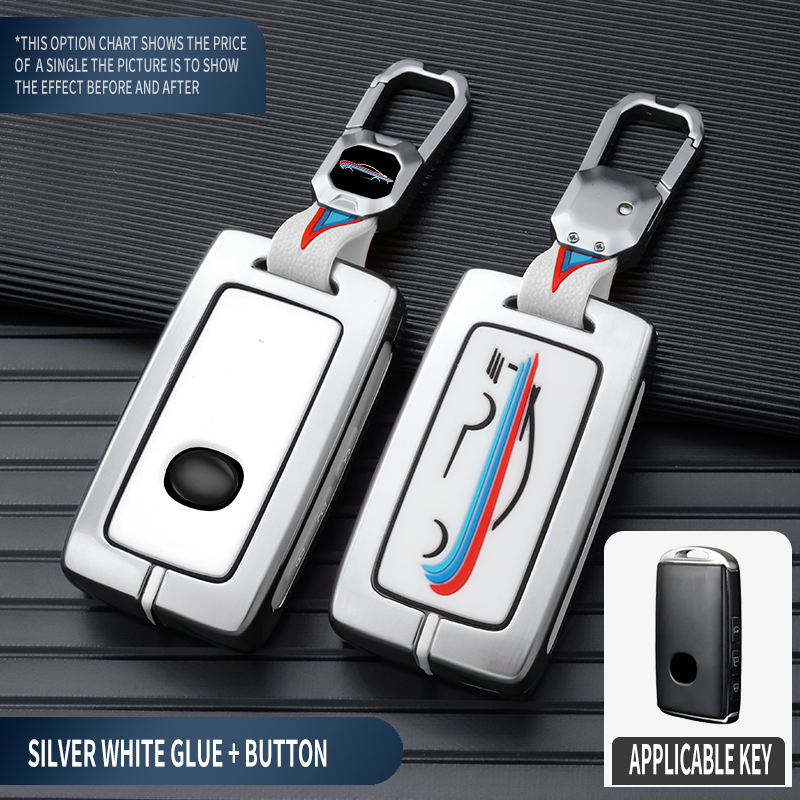 Pegamento blanco plateado + botón