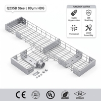 BESCA Chemin de câbles galvanisé à chaud 80μm Zinc CE UL pour le routage de câbles de fermes solaires photovoltaïques et les chemins de câbles industriels