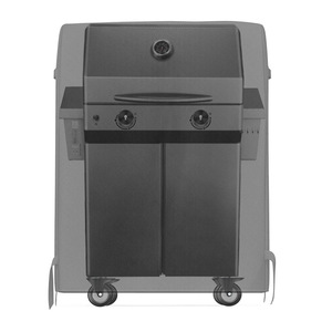 Black 21D Oxford Cloth Dust Cover for Outdoor BBQ <b>Grill</b> and Fire Pit Rain Resistant <b>Metal</b> Accessory for Charcoal BBQ - Product Image 2