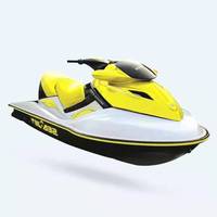 Vente chaude Nouveau 1400cc Eau Moto Jet Ski 2 Places Haute Vitesse Jouer Bateau À Moteur 4 Temps Moteur Vitesse Bateau