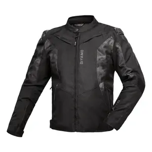 Quality Safety Summer Riding Oxford Wax Mesh Black Protection Jacket Motorcycle Protective With Armors