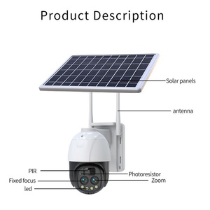Eseecloud 5MP 10X Zoom Optical 4G Sim Card Solar Network <b>Security</b> <b>Cameras</b> Outdoor IP PTZ <b>Wireless</b> Surveillance Wifi <b>Cameras</b> CCTV - Product Image 6
