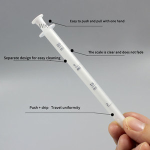 Pipette de dosage orale jetable pour bébé 2ml <span class=keywords><strong>5</strong></span> <span class=keywords><strong>ml</strong></span> avec matériau PP PE avec graduation - Product Image 1