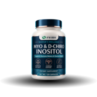 Capsules d'inositol OEM/ODM d'usine, Myo & D-Chiro Inositol, Inositol pour l'équilibre hormonal féminin, PCOS, fertilité, complément sous marque privée