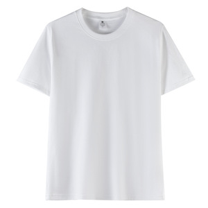 Camiseta de manga corta de algodón peinado de 200g, color liso, estilo japonés, moderna y transpirable, para <span class=keywords><strong>hombre</strong></span>. - Product Image 5