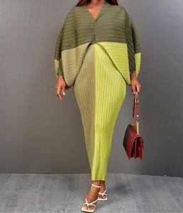 Élégante <span class=keywords><strong>Tenue</strong></span> Dashiki Ankara Ample et Cintrée pour Femme, Longueur Sol, Patchwork pour Bureau et Soirée, Printemps-Été Naturel - Product Image 1