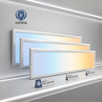 Plafonnier LED Commercial Moderne Ultra-Mince 56W CE RoHS ETL 36W Dimmable 1x4 pour Salle Blanche