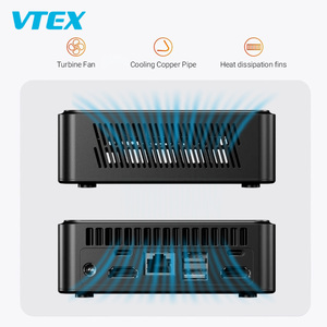 มินิพีซีขนาดกะทัดรัดพิเศษสล็อต N150ประมวลผล DDR4 SODIMM สอง <span class=keywords><strong>M</strong></span>.2 Win10ลินุกซ์ฟังก์ชั่นแบบเต็มรูปแบบ Type <span class=keywords><strong>C</strong></span> คอมพิวเตอร์สำนักงานบ้านมินิพีซี - Product Image 4