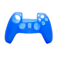 Coque en silicone de couleur unie pour manette PS5, protection pour manette sans fil PS5, revêtement antidérapant pour PS5