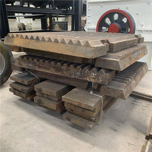 <span class=keywords><strong>Prix</strong></span> d'usine en Chine, bonne performance, Mn13Cr2 Mn18Cr2 Mn21Cr2, plaque de mâchoire oscillante et <span class=keywords><strong>fixe</strong></span>, pièces de rechange pour concasseur à mâchoires à vendre - Product Image 5