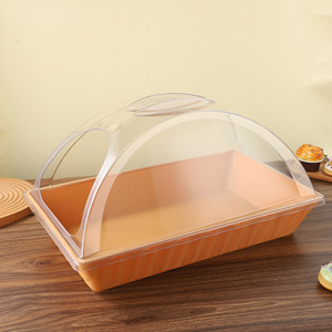 Estante para Pan Extraíble, Exhibidor Redondo y Rectangular para Galletas de Panadería, Herramienta de Exhibición de Alimentos para Cocina y Accesorios para Freidoras de Aire - Product Image 6