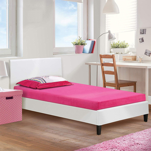 Đôi kích thước duy nhất màu hồng được Enfant lmattress Pad <span class=keywords><strong>cot</strong></span> trẻ em đồ nội thất phòng ngủ & bé nôi với bộ nhớ bọt nệm cho khách sạn sử dụng - Product Image 1