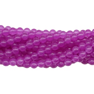 Cuentas de amatista natural de 8 mm, cuentas redondas sueltas para hacer pulseras, joyería de cristal, bricolaje - Product Image 5