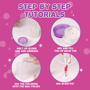 Juego de Cosméticos Educativos No Tóxicos <span class=keywords><strong>para</strong></span> <span class=keywords><strong>Niñas</strong></span>, <span class=keywords><strong>Kit</strong></span> de Bricolaje <span class=keywords><strong>para</strong></span> <span class=keywords><strong>Hacer</strong></span> Esmalte de <span class=keywords><strong>Uñas</strong></span>, Bálsamo Labial y Maquillaje - Product Image 3