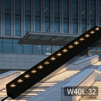Lumière LED encastrée IP67 en aluminium pour escaliers et terrasses extérieures avec verre trempé, contrôle DMX512 pour usage en jardin