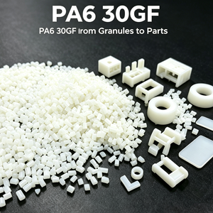 Glass Fiber Reinforced PA6 GF30 Polyamide 6 Raw Pellets for Industrial Injection Molding