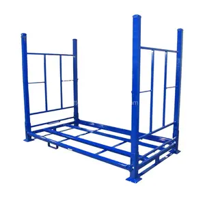 Heavy Duty Stackable Và Có Thể Gập Lại Pallet Kho Lốp Stack Kệ