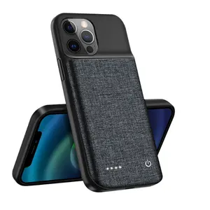 iphone 15 pro max背夹充电器软塑料牛津布无线充电器手机壳创意设计