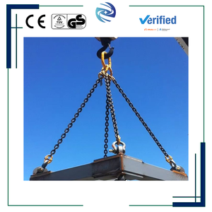 Chaîne de levage pour conteneur de 10 mm 40 pieds, chaîne de levage de cargaison, chaîne de levage galvanisée de haute qualité en acier allié G80 à vendre - Product Image 6