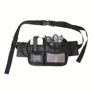 Sac banane infirmier avec fermetures éclair YKK, sac de taille médical multi-poches avec support pour téléphone et sangle adhésive pour infirmières, médecins - Product Image 1