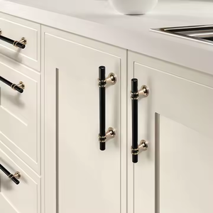 Penjualan langsung pabrik Aluminium gaya Modern + seng perabot kamar tidur laci lemari pegangan pintu - Product Image 5