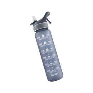 Botella de Agua Tritan Ecozen de 32oz/1000ml con Logotipo Personalizado, Degradado, con Pajita, Tapa Abatible y Pulverizador de Niebla para Gimnasio y Deportes al Aire Libre - Product Image 2