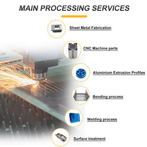 <span class=keywords><strong>DAUSUN</strong></span> OEM Services de fabrication de coques en métal personnalisées Découpe laser Assemblage de soudage par pliage Boîtier en tôle d'armoire en aluminium - Product Image 3