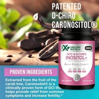 Capsules de Myo & D-Chiro Inositol, Folate, Vitamine D, 120 Comprimés, Complément Alimentaire pour Femmes, OEM ODM Marque Privée