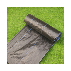 Tessuto Agricolo in Plastica Intrecciata per Controllo Erbacce, Telo Geotessile per <span class=keywords><strong>Aiuole</strong></span> e Barriera per Vialetti - Product Image 1