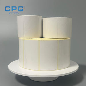 Rollos de Etiquetas de Transferencia Térmica Resistentes al Aceite, Precio de Fábrica, 40x60mm, Etiquetas de Código de Barras de Alta Calidad para Impresión en Cinta, Marcado de Palés y Cartones - Product Image 1